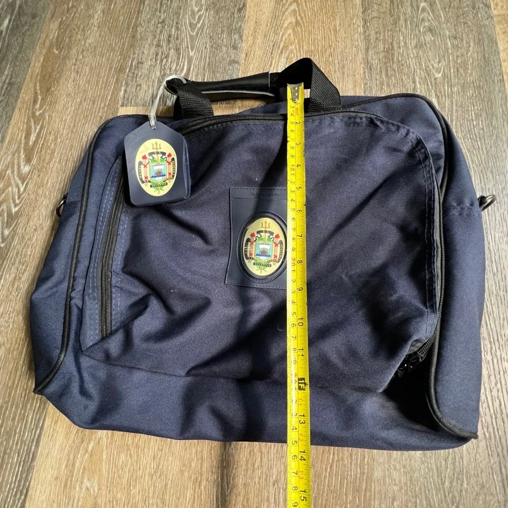 Traveler US Naval Academy Briefcase Unisex OS Navy Blue USNA Laptop Bag 3854